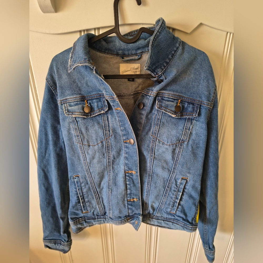 Universal Thread Denim Jacket Hand Painted Desert… - image 2